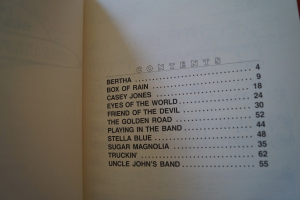 Grateful Dead - The Best of Songbook Notenbuch Piano Vocal Guitar PVG