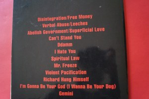 Slayer - Undisputed Attitude Songbook Notenbuch Vocal Guitar