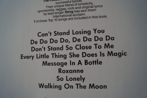 Sting - 8 Songs Songbook Notenbuch Piano Vocal Guitar PVG