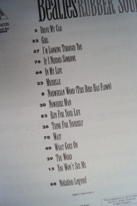 Beatles - Rubber Soul Songbook Notenbuch Vocal Guitar
