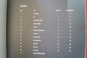 Jimi Hendrix - Smash Hits (Guitar Playalong, mit CD) Songbook Notenbuch Vocal Guitar
