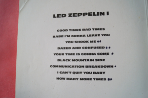 Led Zeppelin - I Songbook Notenbuch für Bands (Transcribed Scores)
