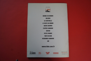 Luke - La Tete en arrière Songbook Notenbuch Piano Vocal Guitar PVG