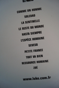 Luke - La Tete en arrière Songbook Notenbuch Piano Vocal Guitar PVG