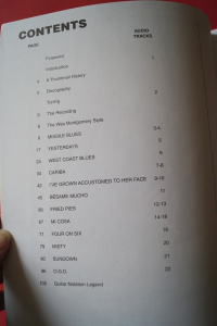 Wes Montgomery - Best of (Signature Licks, mit CD) Songbook Notenbuch Guitar