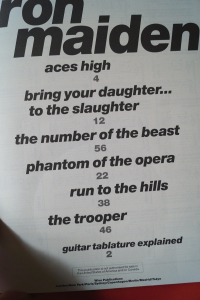 Iron Maiden - Play Guitar with (mit CD) Songbook Notenbuch Vocal Guitar