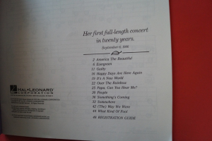 Barbra Streisand - One Voice Songbook Notenbuch Easy Piano Vocal