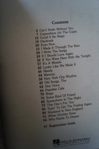 Barry Manilow - The Best of Songbook Notenbuch Easy Piano Vocal