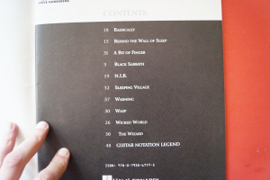 Black Sabbath - Black Sabbath Songbook Notenbuch Vocal Guitar