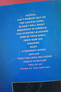 Supertramp - Paris Songbook Notenbuch Piano Vocal Guitar PVG