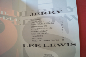 Jerry Lee Lewis - Hot Songs Songbook Notenbuch Piano Vocal Guitar PVG