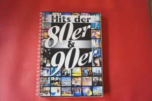 Hits der 80er & 90er Songbook Notenbuch Vocal Guitar