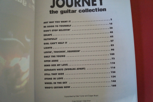 Journey - Guitar Collection Songbook Notenbuch Vocal Guitar