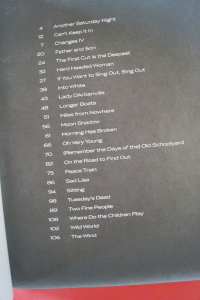 Cat Stevens - Best of Songbook Notenbuch Easy Piano Vocal