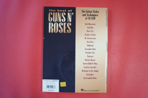 Guns n Roses - Best of (Signature Licks, mit CD) Songbook Notenbuch Guitar