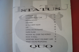 Status Quo - Hot Songs Songbook Notenbuch Vocal Guitar