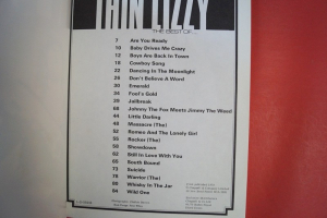 Thin Lizzy - Best of Songbook Notenbuch Piano Vocal Guitar PVG
