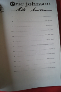 Eric Johnson - Ah Via Musicom Songbook Notenbuch Vocal Guitar