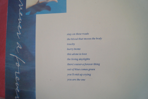 A-ha - Stay on these Roads Songbook Notenbuch Vocal Guitar