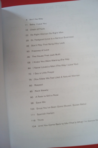 Aretha Franklin - 20 Greatest Hits (neuere Ausgabe) Songbook Notenbuch Piano Vocal Guitar PVG