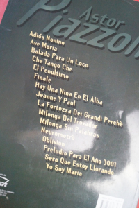Astor Piazzolla - The Best of Songbook Notenbuch Piano Vocal Guitar PVG