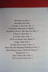 Backstreet Boys - Great Hits SongbookVocal Keyboard Chords