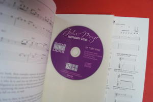 John Mayer - Legendary Licks (mit CD) Songbook Notenbuch Guitar