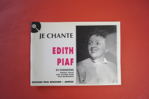 Edith Piaf - Je chante Songbook Vocal Chords