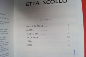 Etta Scollo - Songbook Songbook Notenbuch Piano Vocal