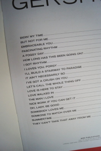 George Gershwin - 21 well-known Classics Songbook Notenbuch Easy Piano