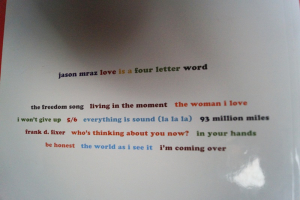 Jason Mraz - Love is a Four Letter Word Songbook Notenbuch Vocal Guitar