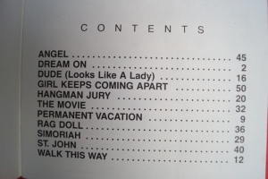 Aerosmith - Best of for Guitar Songbook Notenbuch Vocal Guitar