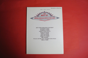 John Cougar Mellencamp - The Best of Songbook Notenbuch Piano Vocal Guitar PVG