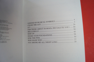 ACDC - Who made who (neuere Ausgabe) Songbook Notenbuch Vocal Guitar