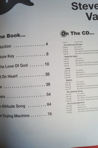 Steve Vai - In Session with (mit CD) Songbook Notenbuch Guitar