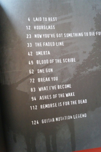 Lamb of God - Ashes of the Wake Songbook Notenbuch Vocal Guitar