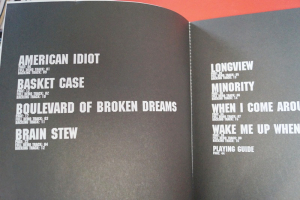 Green Day - Drums Play along (mit CD) Songbook Notenbuch Vocal Drums