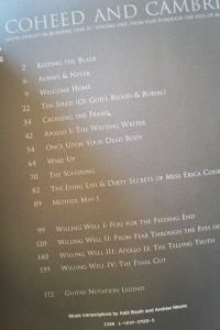 Coheed and Cambria - IV Songbook Notenbuch Vocal Guitar