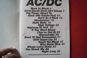 ACDC - The Chord Songbook Songbook Vocal Guitar Chords