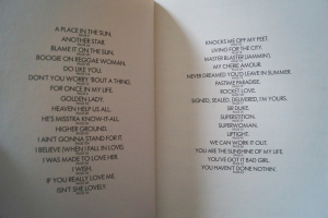 Stevie Wonder - Songbook Songbook Notenbuch Piano Vocal Guitar PVG