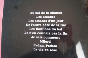 Edith Piaf - Song Collection Songbook Notenbuch Piano Vocal