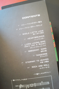 Jimmy Page - Super Rock Guitarist 1 & 2 (Japan)Songbooks Notenbücher Vocal Guitar