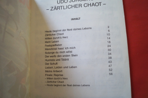 Udo Jürgens - Zärtlicher Chaot (mit Autogramm) Songbook Notenbuch Piano Vocal
