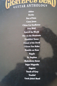 Grateful Dead - Guitar Anthology Songbook Notenbuch Vocal Guitar