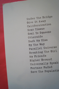 Red Hot Chili Peppers - Greatest Hits Songbook Notenbuch Vocal Drums