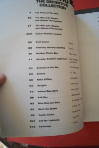 Who - Definitive Collection (A-E) Songbook Notenbuch Vocal Guitar