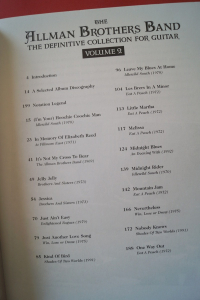 Allman Brothers Band - Definitive Collection Vol. 2 Songbook Notenbuch Vocal Guitar