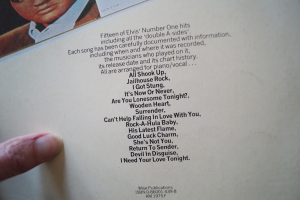 Elvis - The Number Ones 1957-1963 Songbook Notenbuch Piano Vocal