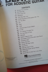 Beatles - For Acoustic Guitar (neuere Ausgabe) Songbook Notenbuch Vocal Guitar