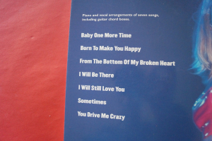 Britney Spears - Best of (mit Poster) Songbook Notenbuch Piano Vocal Guitar PVG